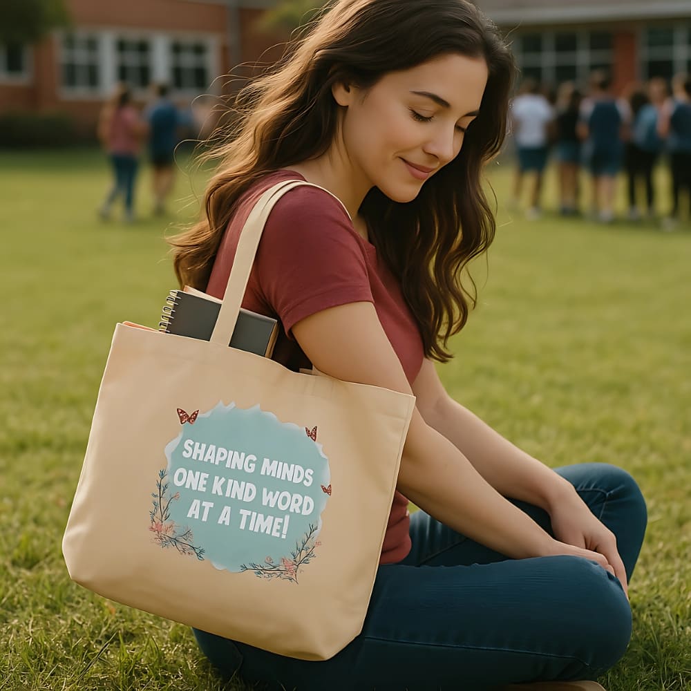 Shaping Minds Kind Word Organic Cotton Tote Bag