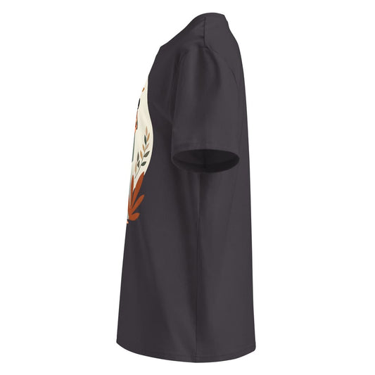 Minimalist Mom & Baby Carrier T-Shirt – Organic Cotton Tee for Gentle Motherhood