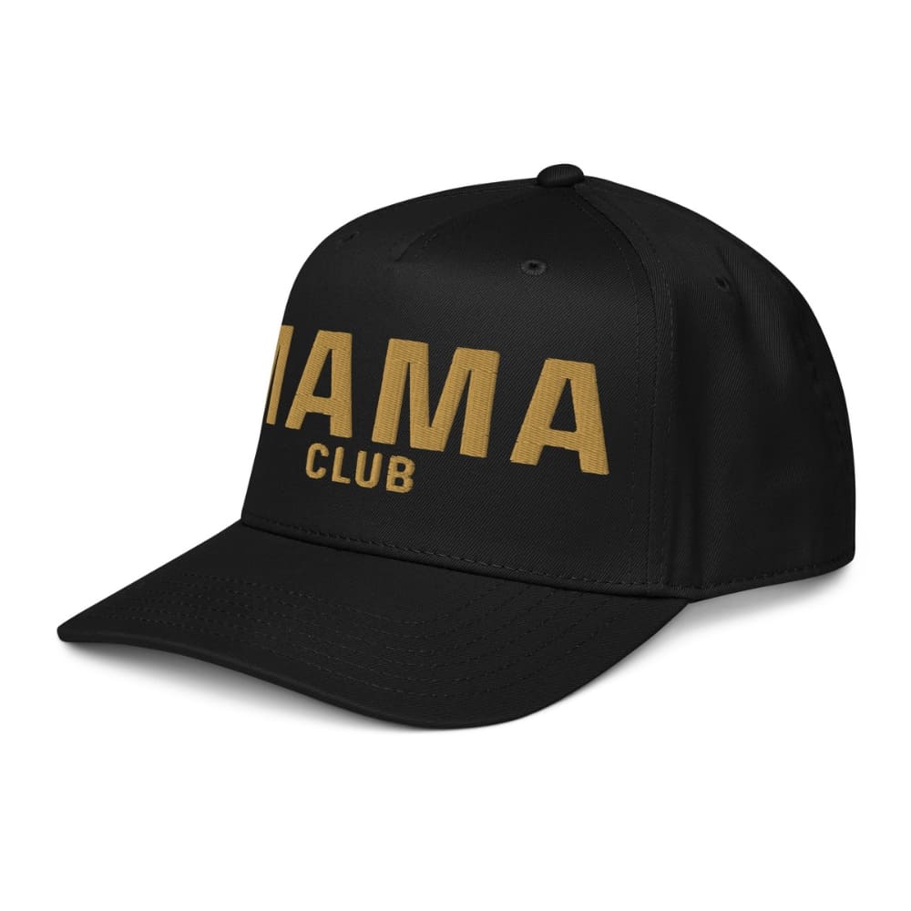 Black cap with 'Bama Club' text in gold on a white background