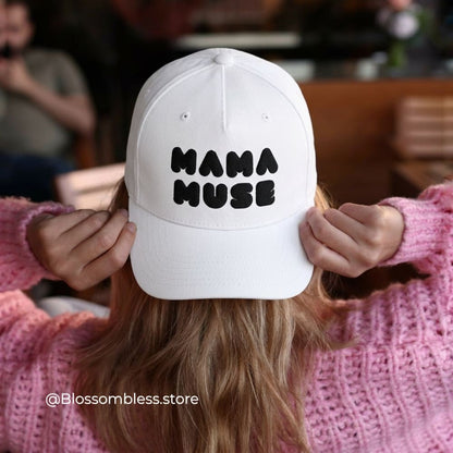 The Mama Muse™ Structured 5-Panel Cap