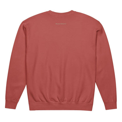 Red sweatshirt on a white background
