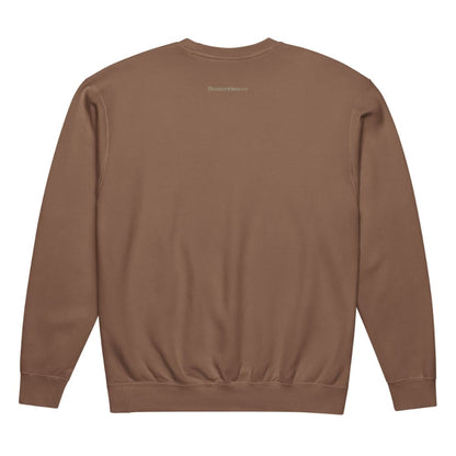 Brown sweatshirt on a white background