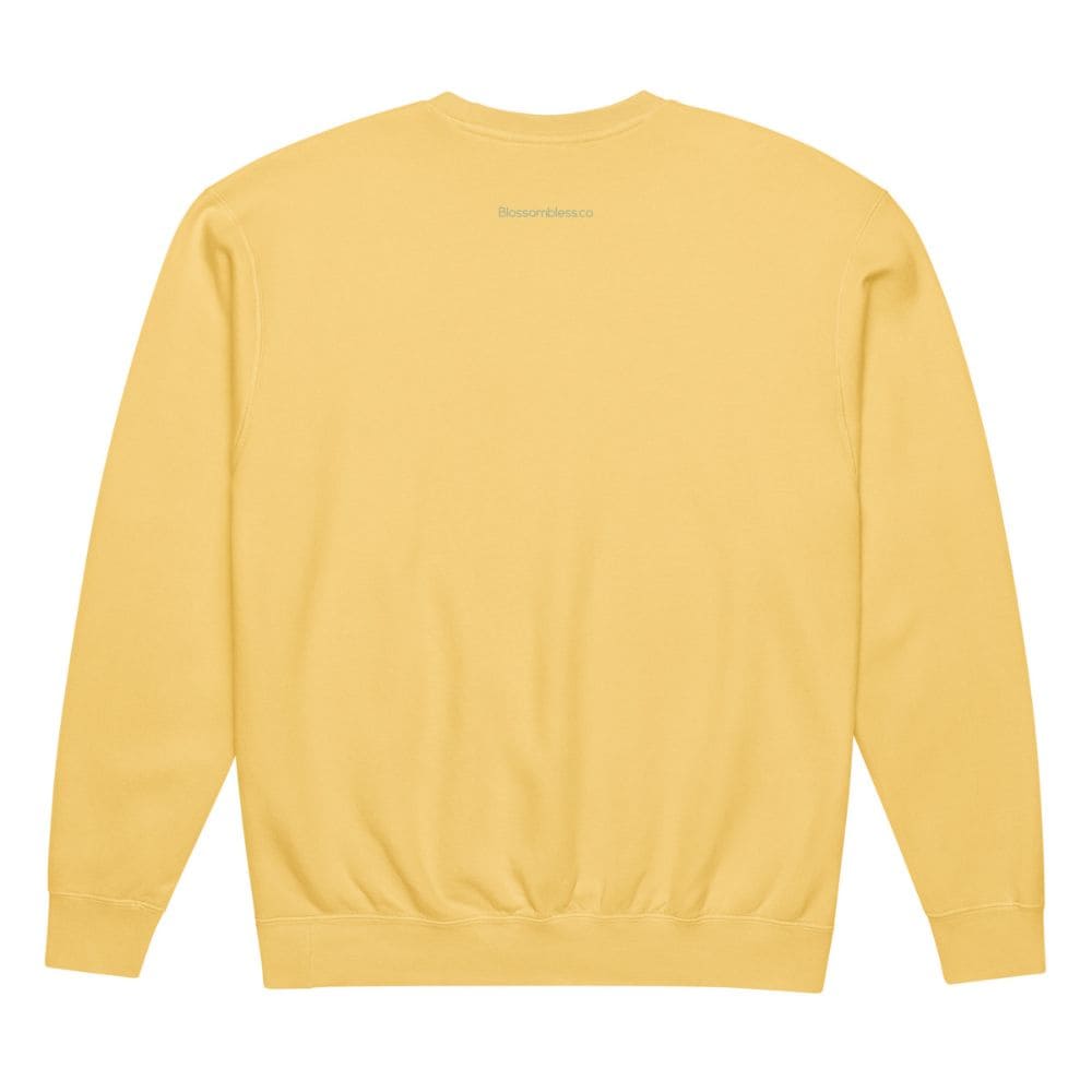 Yellow sweatshirt on a white background