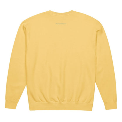 Yellow sweatshirt on a white background