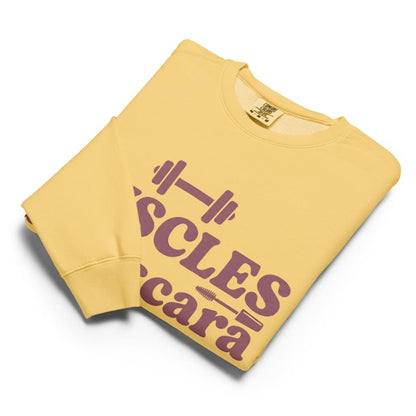 Muscles & Mascara™ Garment-Dyed Fleece Crewneck