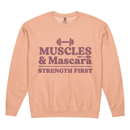 Muscles & Mascara™ Garment-Dyed Fleece Crewneck