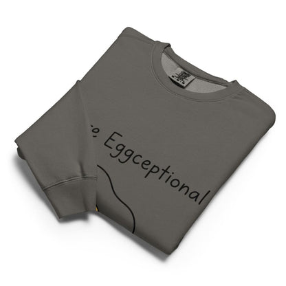 Folded gray sweatshirt with 'FOX & JANE' branding on a white background