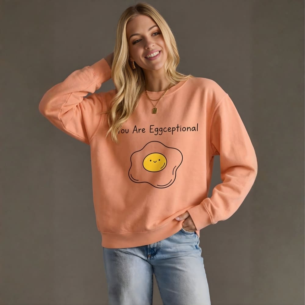 Eggceptional Vibes™ Comfort Colors® Crewneck