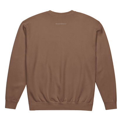 Brown sweatshirt on a white background