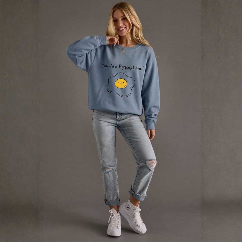 Eggceptional Vibes™ Comfort Colors® Crewneck