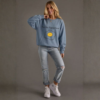Eggceptional Vibes™ Comfort Colors® Crewneck