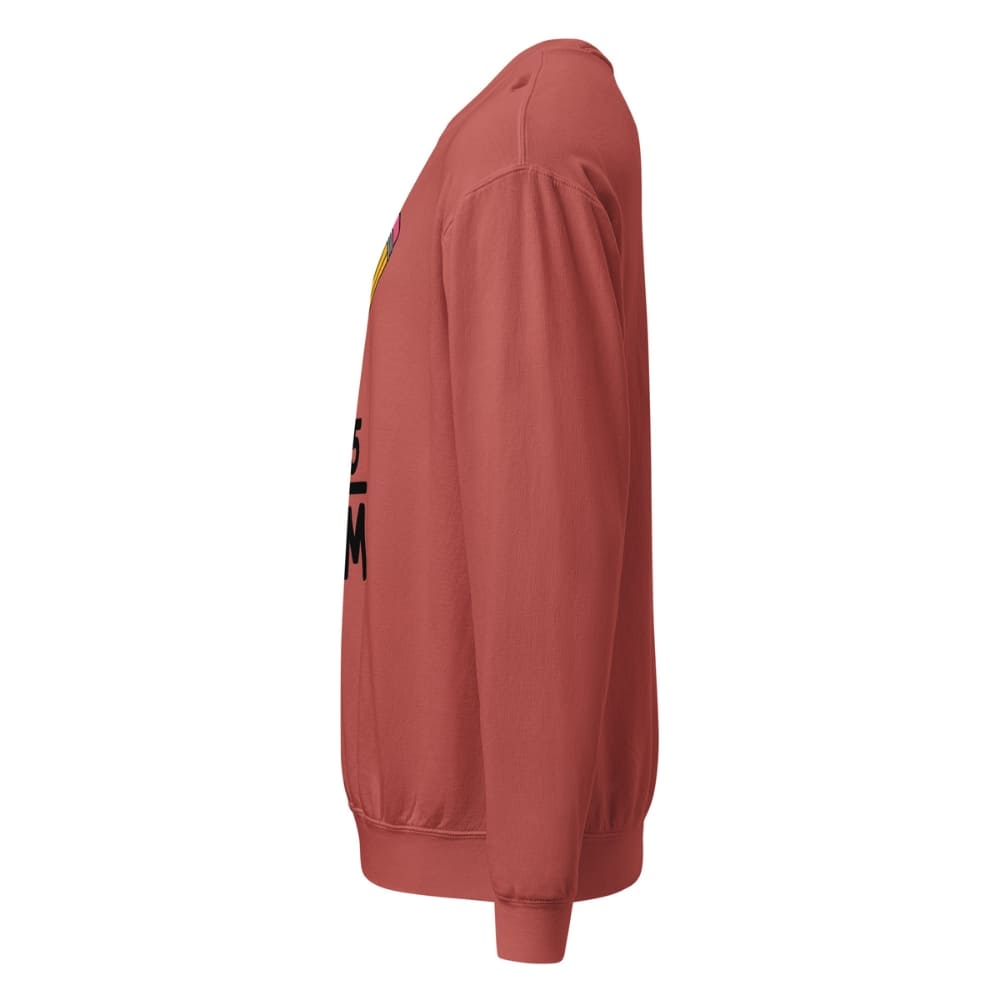 Brown sweatshirt on a white background