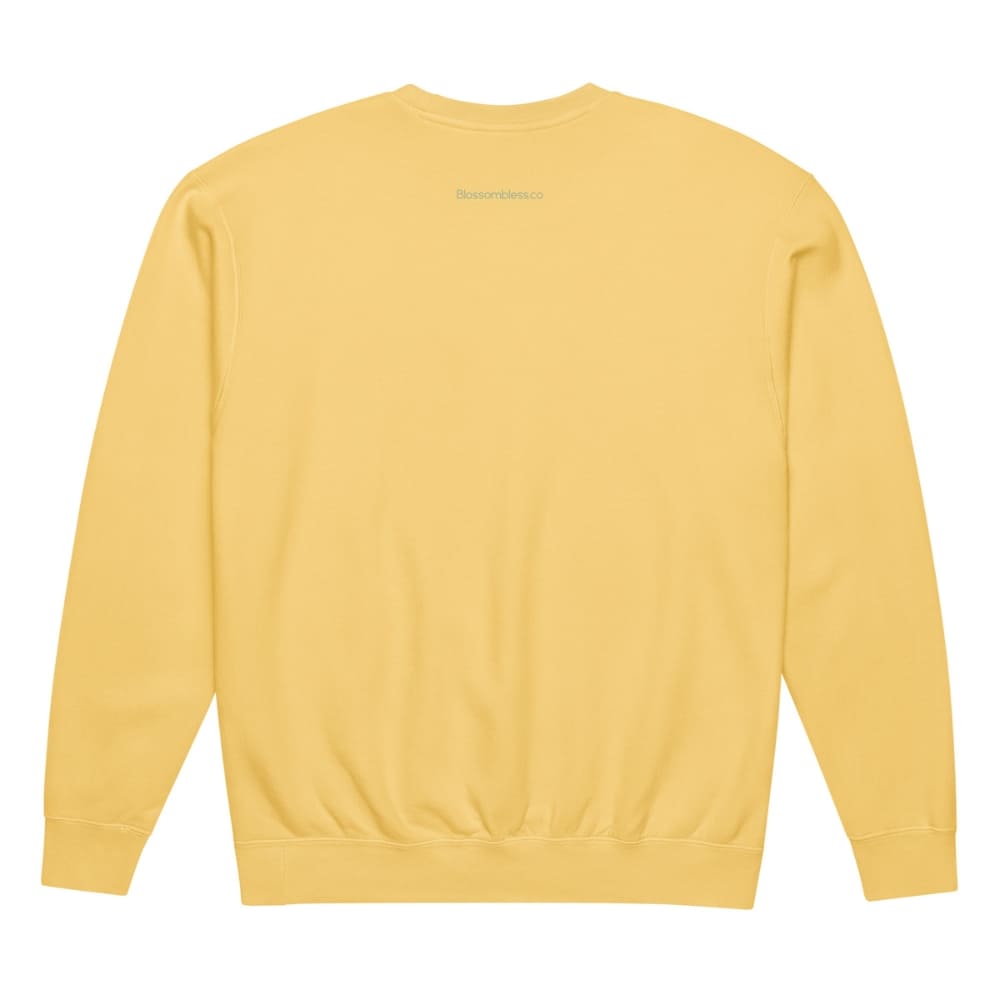 Yellow sweatshirt on a white background