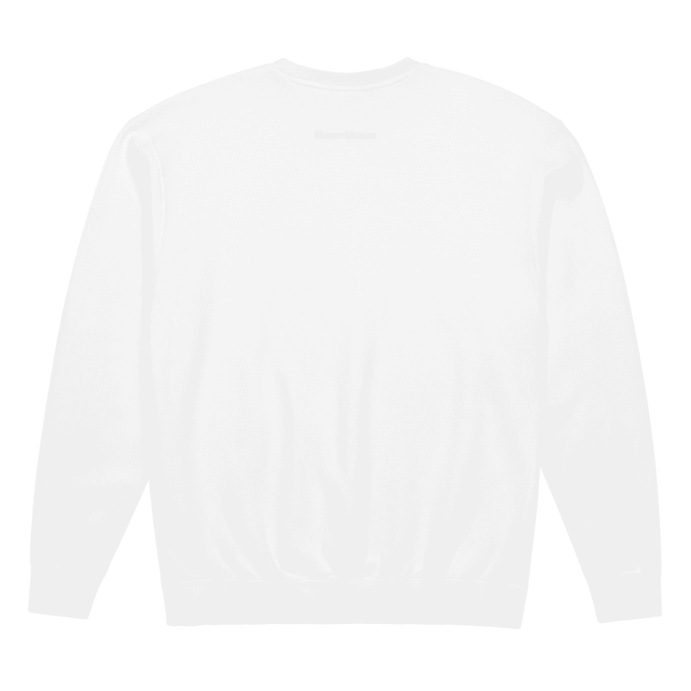 White long-sleeve shirt on a white background