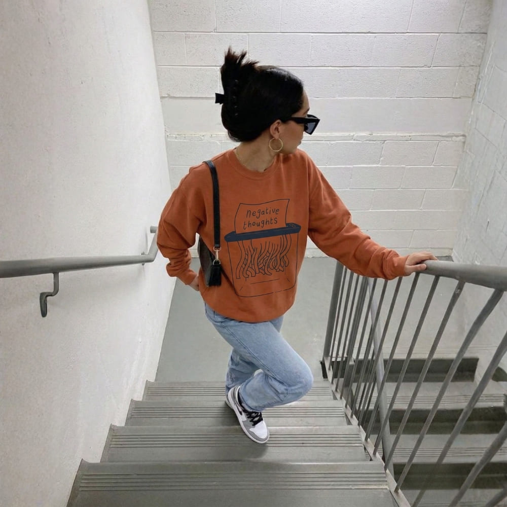 Mind Cleanse™ Garment-Dyed Fleece Crewneck