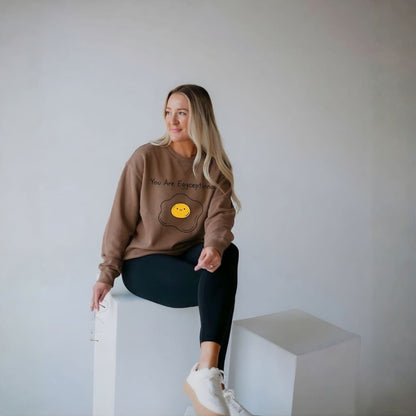 Eggceptional Vibes™ Comfort Colors® Crewneck