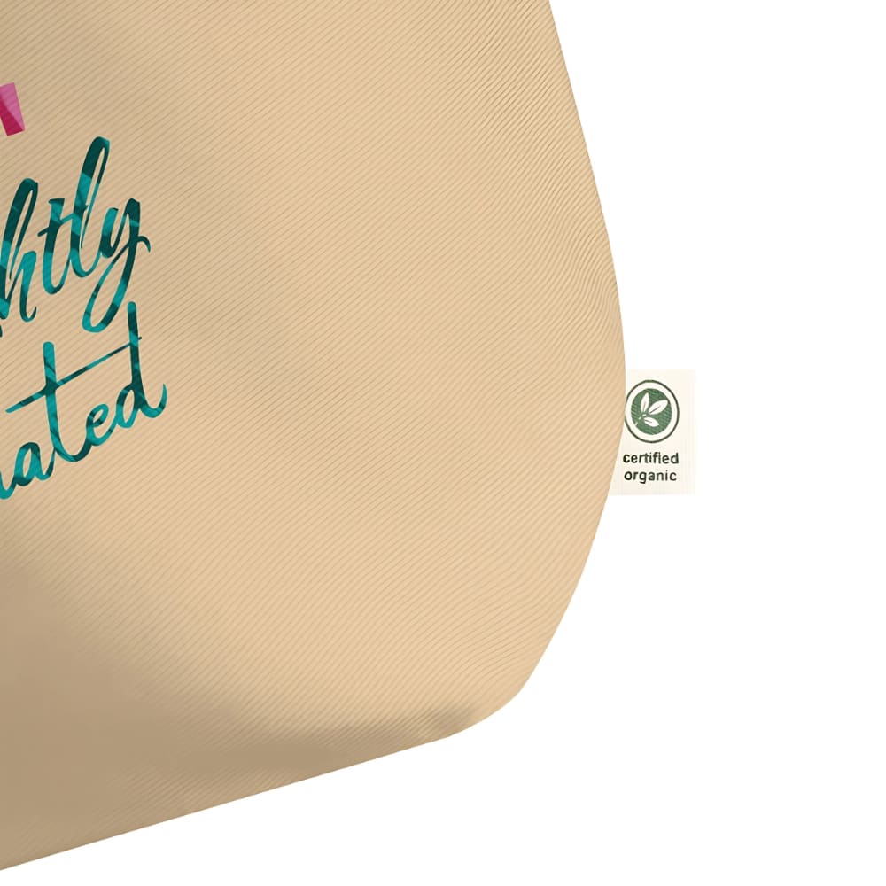 Funny Teacher Tote Bag – Smart, Kind & Caffeinated
