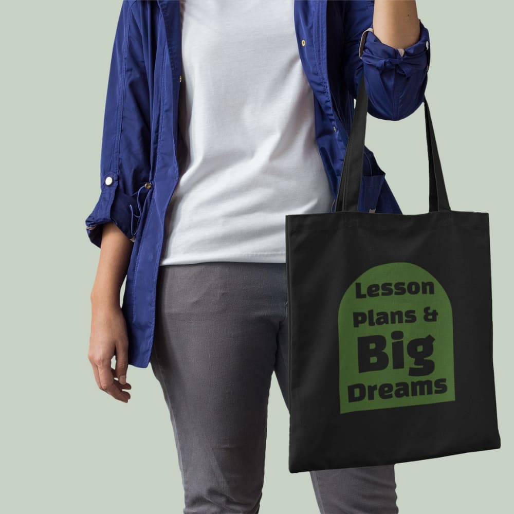 Teacher Tote Bag – Lesson Plans & Big Dreams