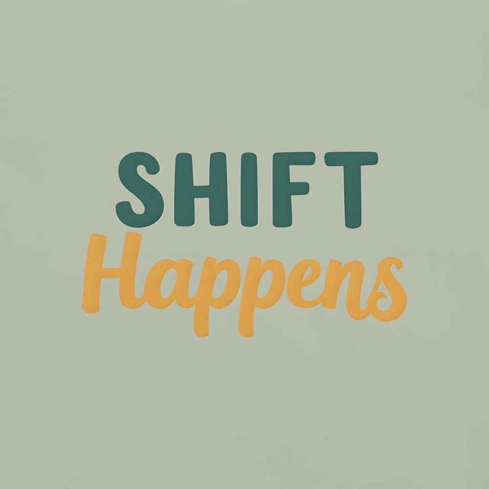 SHIFT Happens Heavyweight Cotton Nurse T-Shirt