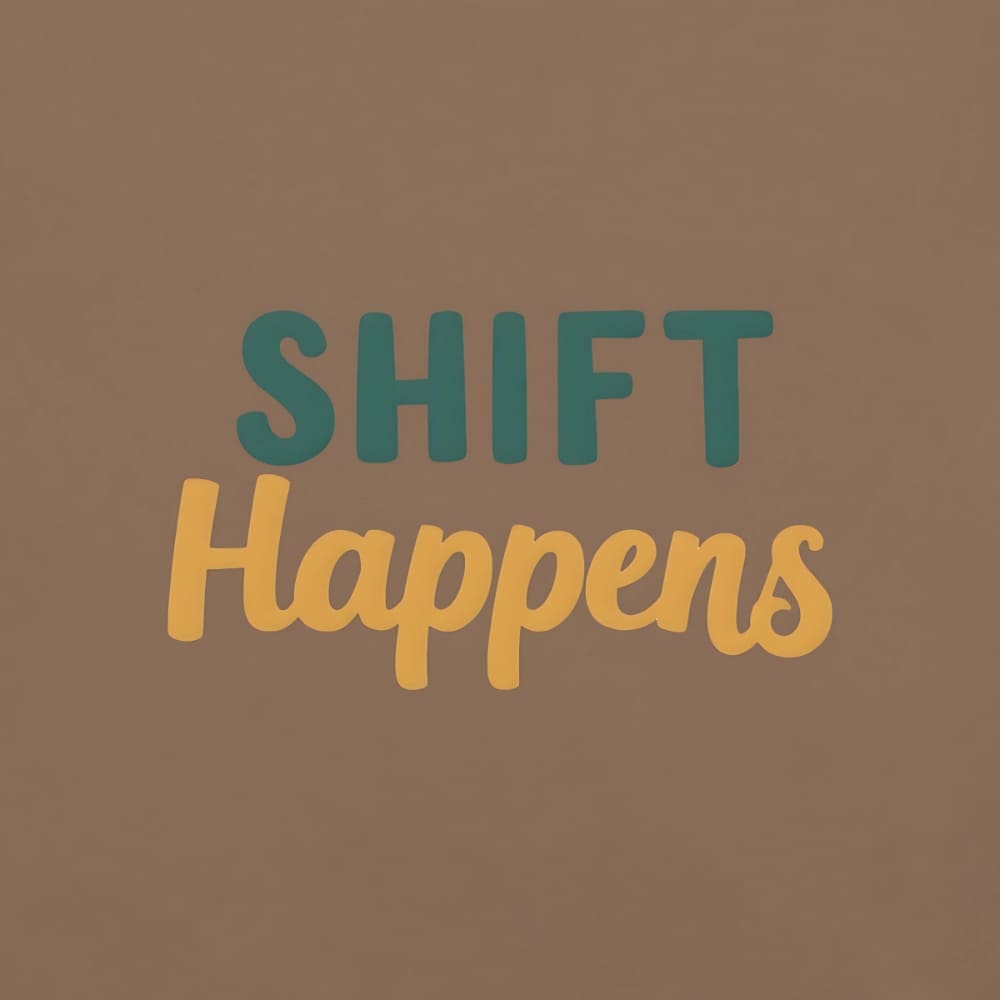 SHIFT Happens Heavyweight Cotton Nurse T-Shirt