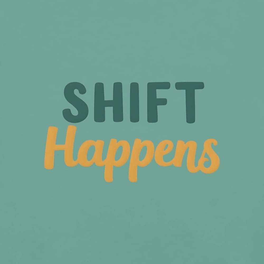 SHIFT Happens Heavyweight Cotton Nurse T-Shirt