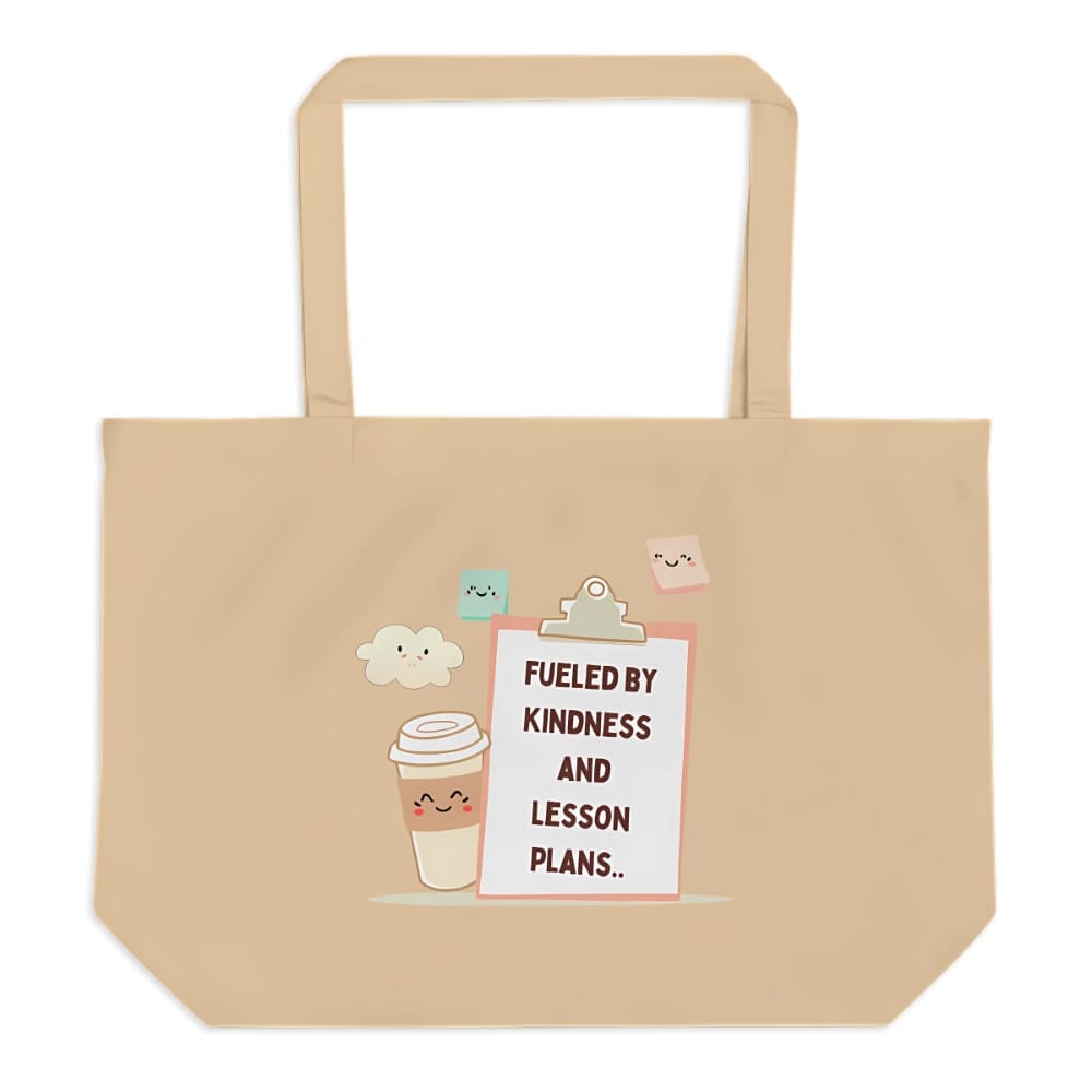 Teacher Kindness & Lesson Plans Organic Tote Bag