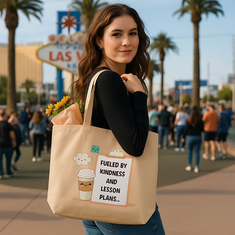 Teacher Kindness & Lesson Plans Organic Tote Bag