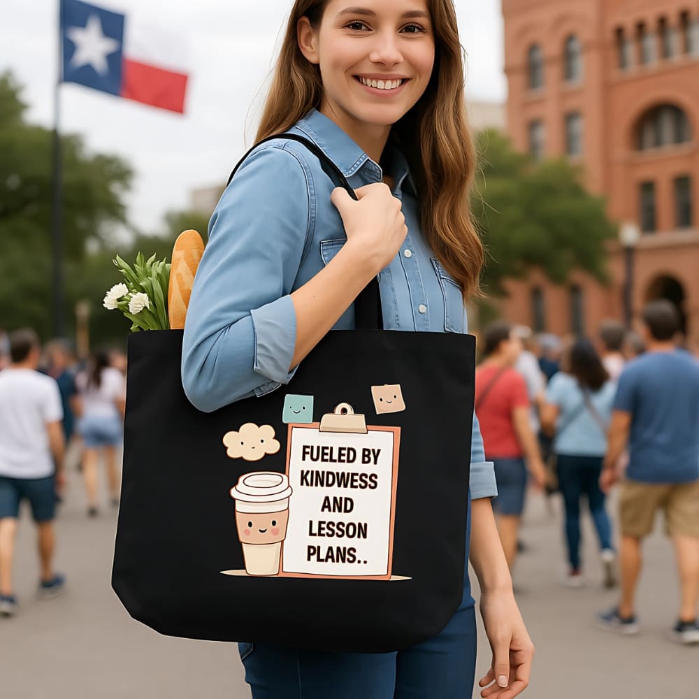 Teacher Kindness & Lesson Plans Organic Tote Bag