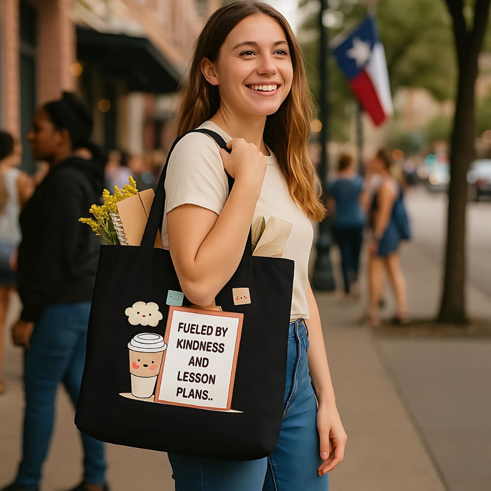 Teacher Kindness & Lesson Plans Organic Tote Bag