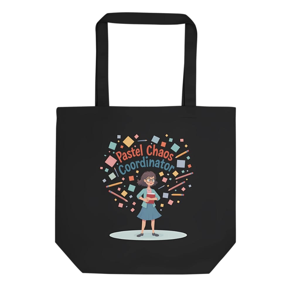 Pastel Chaos Coordinator Organic Cotton Tote Bag