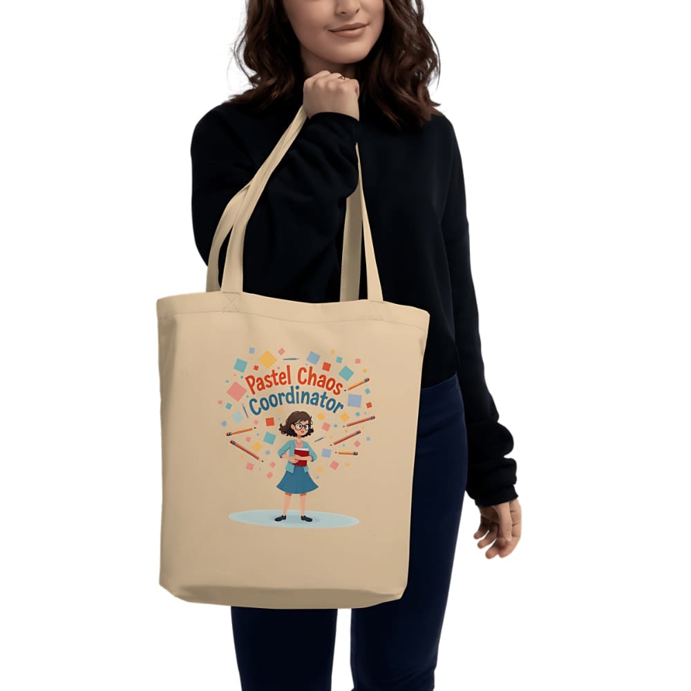 Pastel Chaos Coordinator Organic Cotton Tote Bag