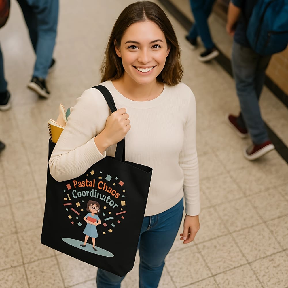 Pastel Chaos Coordinator Organic Cotton Tote Bag