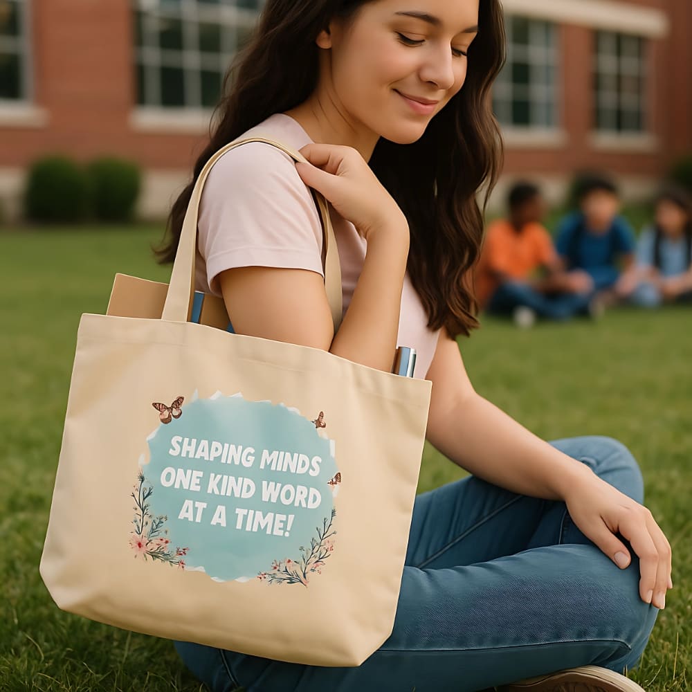 Shaping Minds Kind Word Organic Cotton Tote Bag