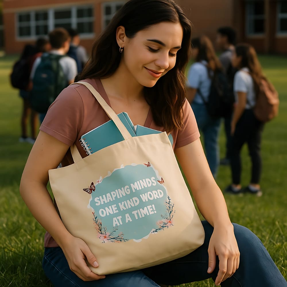 Shaping Minds Kind Word Organic Cotton Tote Bag