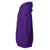 Purple hoodie with a red design on the sleeve against a white background