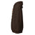 Brown hoodie with a small graphic on the sleeve against a white background