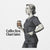 Illustration of a person holding a coffee cup with text 'Coffee first. Chart later.'