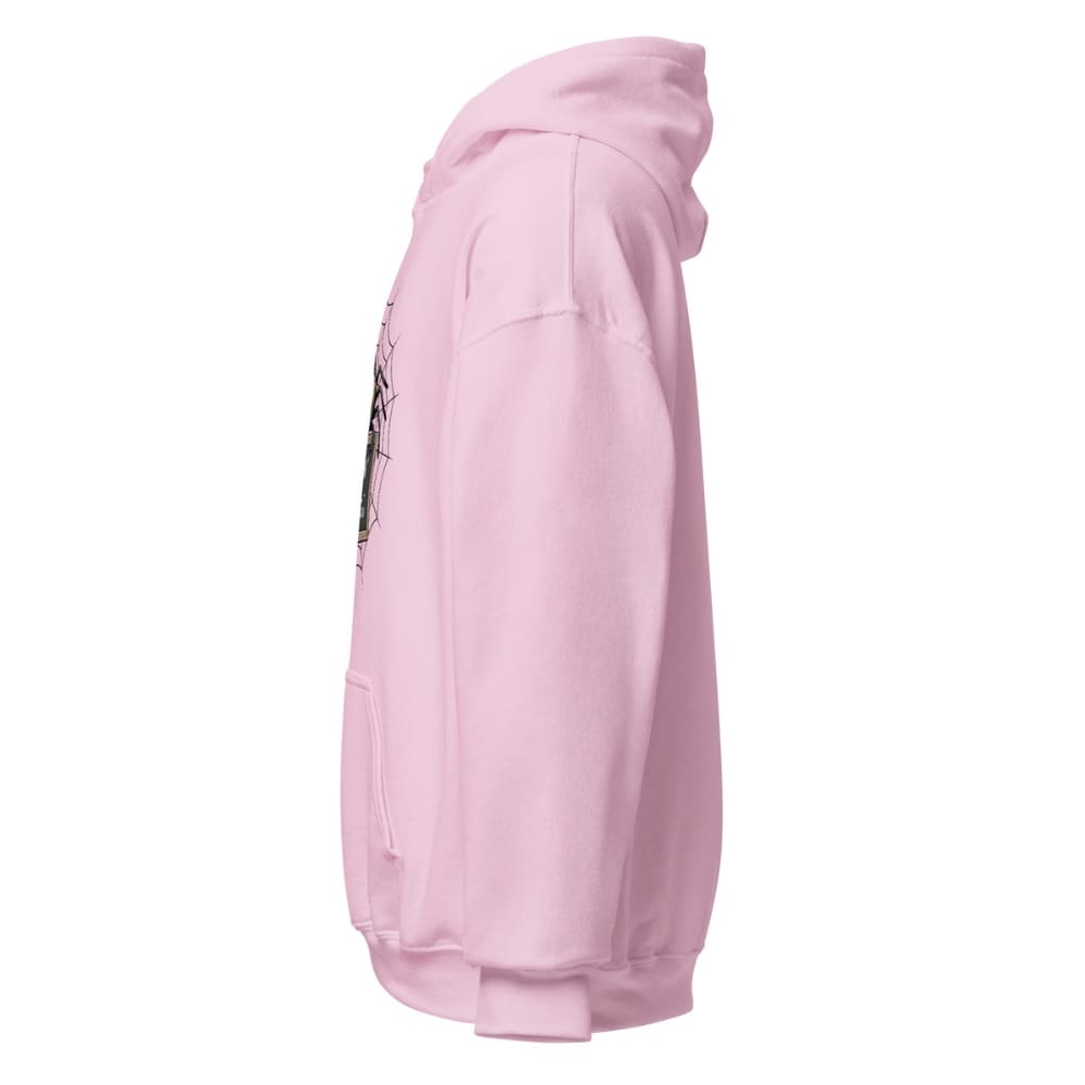 Pink hoodie on a white background