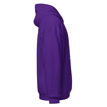 Purple hoodie on a white background