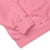 Close-up of pink fabric with a white background