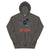 Gray hoodie with a ghost graphic and text 'You can't scare me, I'm a teacher' on a white background