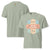 Light green t-shirt with cartoon bandages and 'Healing Vibes Only' text on a white background