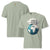 Light green t-shirt with 'Global Heroes' design on a white background