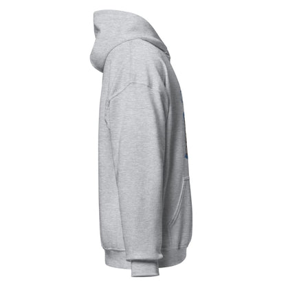 Gray hoodie on a white background