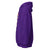 Purple hoodie with a small graphic on the sleeve against a white background