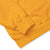 Close-up of a yellow hoodie on a white background