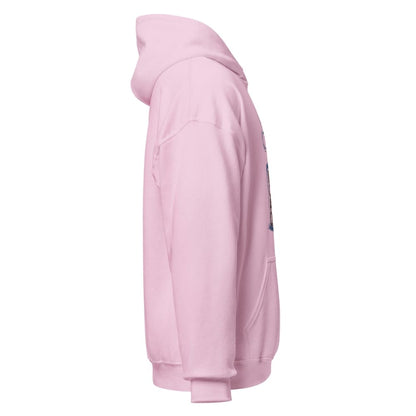 Pink hoodie on a white background
