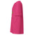 Pink t-shirt with a small design on the sleeve against a white background