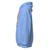 Light blue hoodie with a graphic on the back against a white background