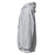 Gray hoodie on a white background